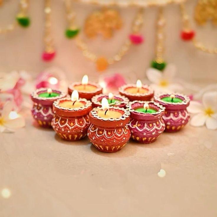 Makhan matki candle